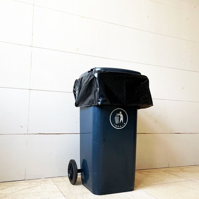 Individuell gefaltete HDPE-Plastik-Reinigungsanbieter Verpackungsmüllbeutel
