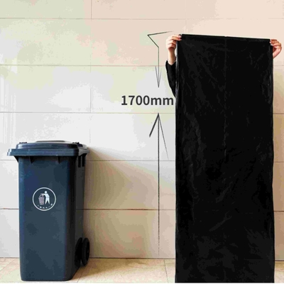 Bequeme HDPE-Schwarz-Kunststoff-Müllbeutel für die umweltfreundliche Entsorgung von Abfällen
