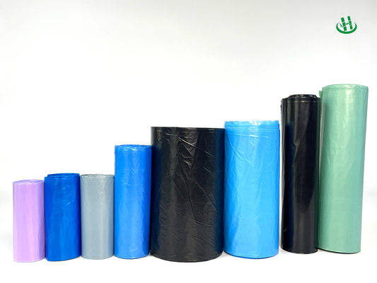 HDPE/LDPE/LLDPE-Material Schwerlastbehälter extra große schwarze Außenmüllsäcke für Industrie