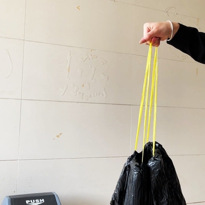 Beige 100L Kunststoff großer schwarzer wiederverwendbarer Müllsack in Rollen für 55 Gallonen und Offsetdruck