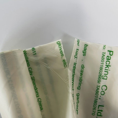 Biologisch abbaubare T-Shirttasche auf Rollen aus PBAT-Material für umweltfreundliche Verpackungen