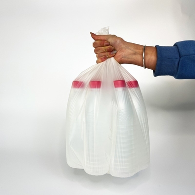 Biologisch abbaubare T-Shirttasche auf Rollen aus PBAT-Material für umweltfreundliche Verpackungen