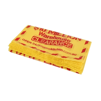 HDPE/LDPE/LLDPE Gelb-Zugband-Haushaltsbehälter für Industriemüllsack