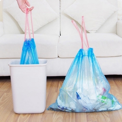 Küche Wohnzimmer und Badezimmer Müll Schnürsack Plastikbeutel mit individuell gedrucktem Logo