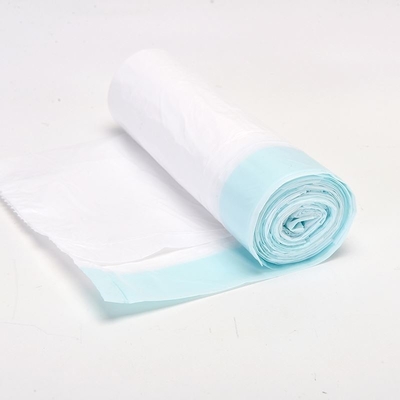 Herstellung von schwarzen Müllbeuteln mit Zugseile aus HDPE/LDPE/LLDPE für Müllabfälle