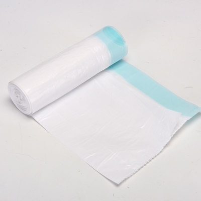 Herstellung von schwarzen Müllbeuteln mit Zugseile aus HDPE/LDPE/LLDPE für Müllabfälle