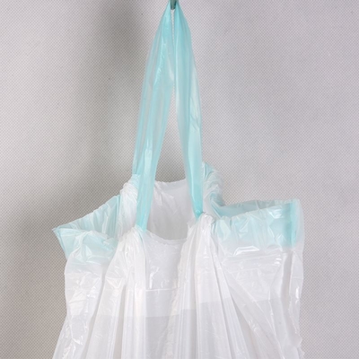 Herstellung von schwarzen Müllbeuteln mit Zugseile aus HDPE/LDPE/LLDPE für Müllabfälle