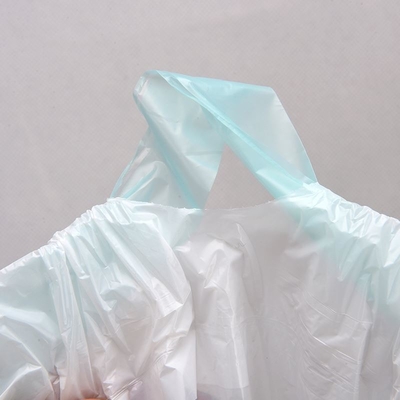 Herstellung von schwarzen Müllbeuteln mit Zugseile aus HDPE/LDPE/LLDPE für Müllabfälle