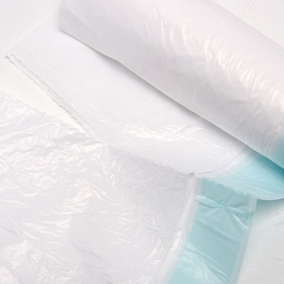 Herstellung von schwarzen Müllbeuteln mit Zugseile aus HDPE/LDPE/LLDPE für Müllabfälle