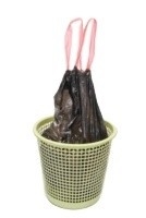HDPE/LDPE 13 Gallonen biologisch abbaubare Müllbeutel auf Rollen in beige Farbe mit LLDPE-Material