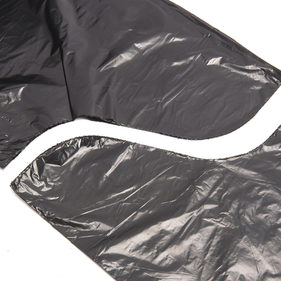 Beige PE Plastik HDPE/LDPE Flap Tie Müllbeutel für die direkte kundenspezifische Markierung