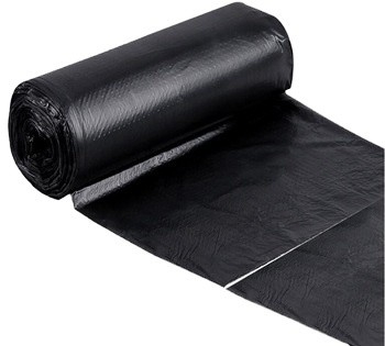 5-100 Mikrometer Dicke Zertifikat OK Kompost Recycling schwarze Beutel in Rollen für Müll