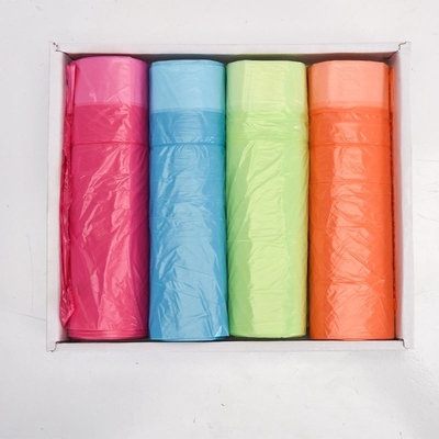 Tragbare automatische Schließtasche für den Haushalt Verdickte Ziehseile Farbe Müllbeutel für Abfälle