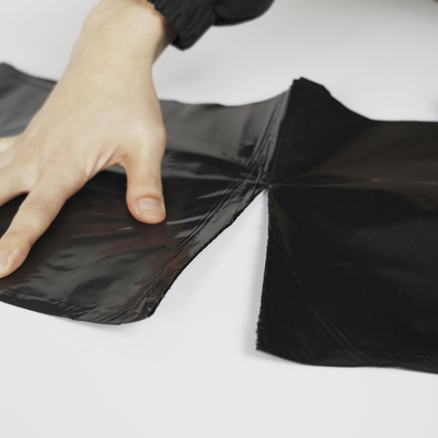 HDPE/LDPE/LLDPE Einwegmüllsäcke mit Sortier-Logo in schwarzer Farbe für Mülleimer