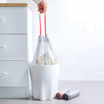Quadratische Tieftasche Einwegmüllbeutel Nachfüllen 100 Zählungen verschiedene Farben 20L Müllbeutel