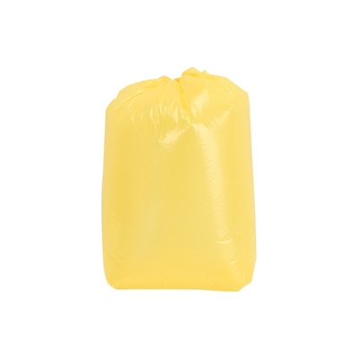 Individuelles Logo Schwarzer Schwerlast-Bauunternehmer Industrie-Plastikmüllsack auf Rollen für das Krankenhaus