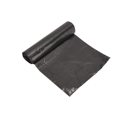 Individuelles Logo Schwarzer Schwerlast-Bauunternehmer Industrie-Plastikmüllsack auf Rollen für das Krankenhaus