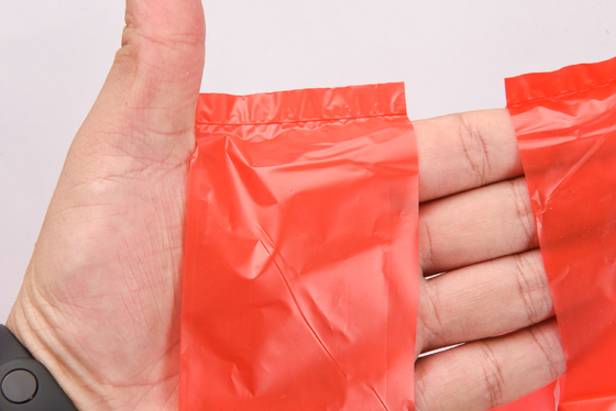 HDPE-T-Shirts mit individuellem Muster und breiteren Griff Plastikbeutel für Lebensmittelabfälle und Entsorgung