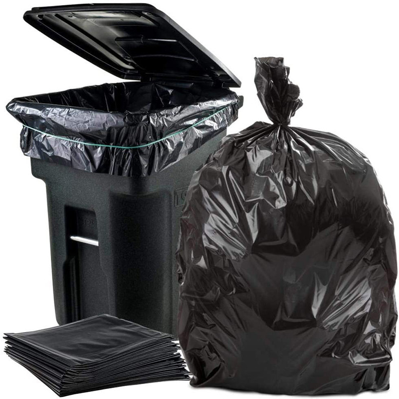 Unteren Gusset-Tasche Custom-Schwerlast-Müllsack für Home Street Dustbin Company Campus
