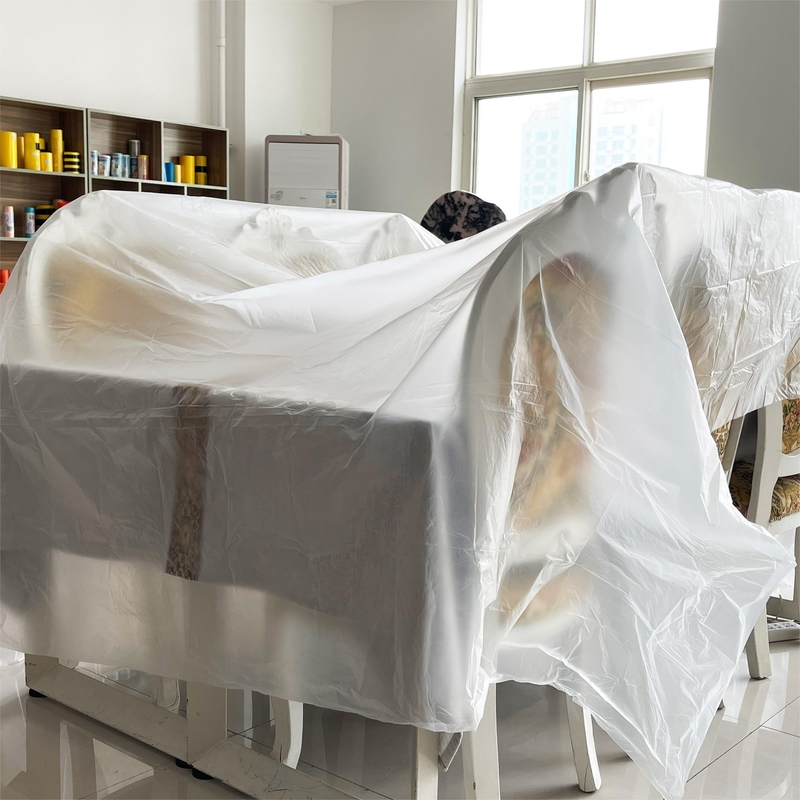 Verpackungsfolie Staubblatt HDPE/LDPE/LLDPE Kunststoff-Tropfenstoff zum Schutz der Lackierung
