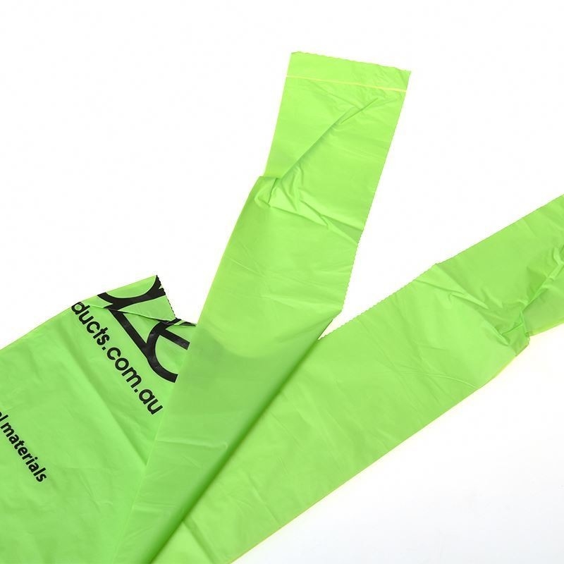 Quadratische Untertasche für benutzerdefiniertes Logo Farbe Verpackung Plastik-T-Shirt biologisch abbaubare Taschen