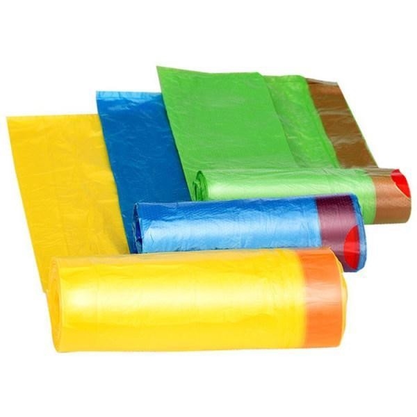 Offset-Druck-Drawstring Müllsäcke für Müllcontainer Liner in 5-50 Mic Dicke