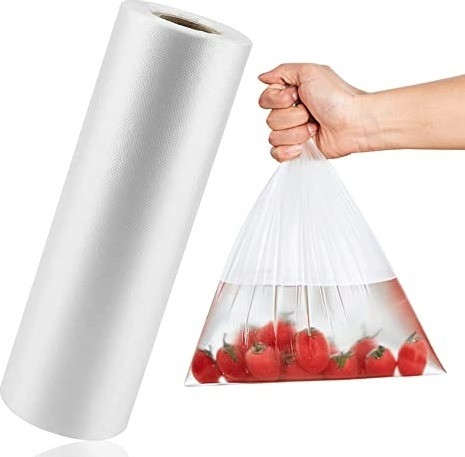 HDPE-Produktionsbeutel Rollen für Obst Gemüse Bäckerei Snack Lebensmittelbeutel 5-40 Mikrometer Dicke