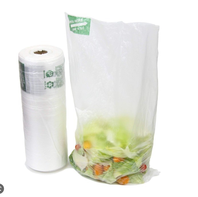 Durchsichtige Kunststoff-Produkthüllen 5-40 Mikrometer Dicke Ideal für Brot Obst Gemüsespeicher