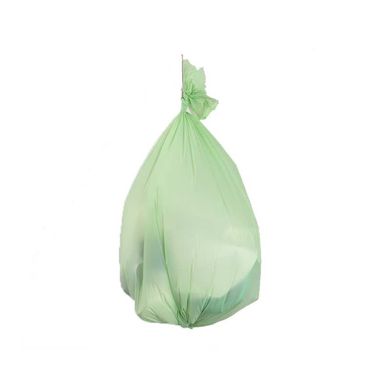 Maßgeschneiderte Größe Ökofreundliche Maisstärke biologisch abbaubare kompostierbare Plastikmüllsäcke auf Rollen