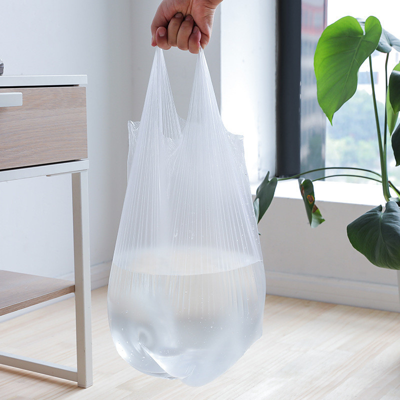 Quadratische Handtasche für umweltfreundliche Supermärkte