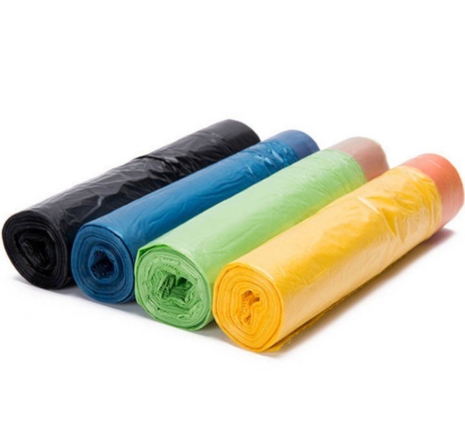HDPE LDPE MDPE Quadratische Untertasche Bürotüte Haushaltsgewerbe Tragbare automatisch schließende Plastiktasche