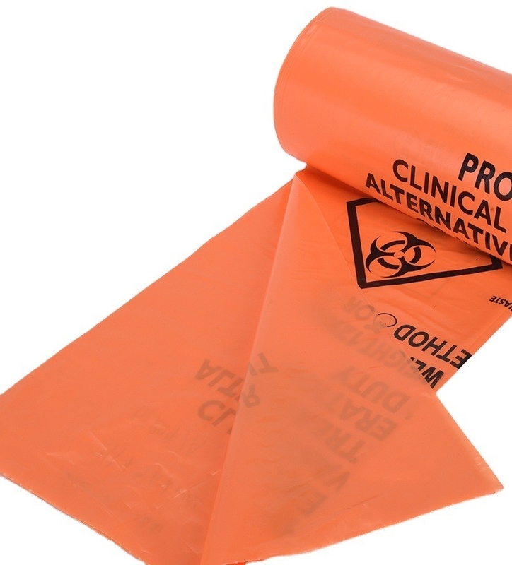 Offsetgedruckte HDPE-/LDPE-/LLDPE-Medizinabfallmüllbehälter-Liner-Tasche mit individuellem Design