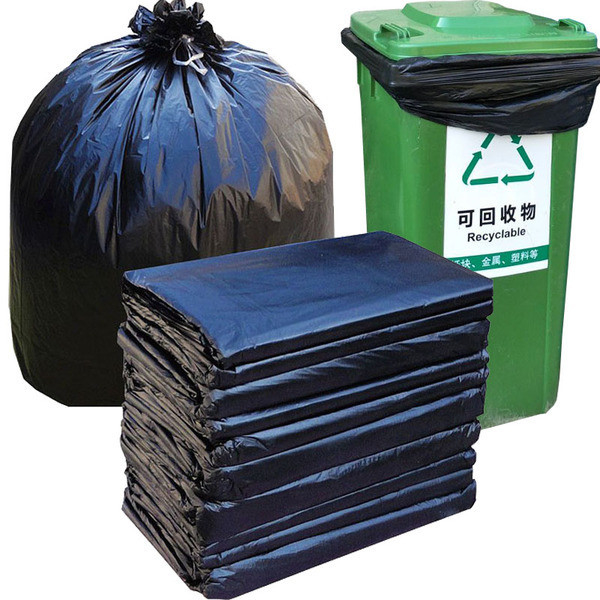 Individuell gefaltete HDPE-Plastik-Reinigungsanbieter Verpackungsmüllbeutel